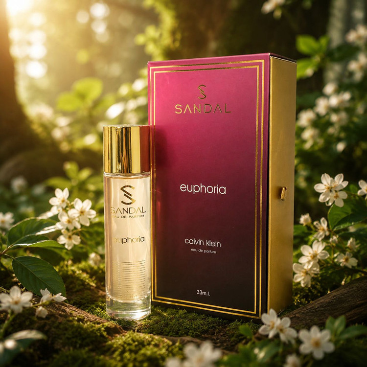 عطر جیبی زنانه صندل مدل ایفوریا حجم 33 میلی لیتر