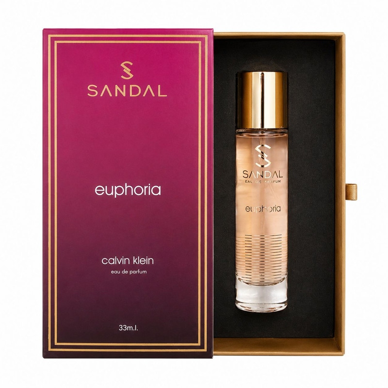 عطر جیبی زنانه صندل مدل ایفوریا حجم 33 میلی لیتر
