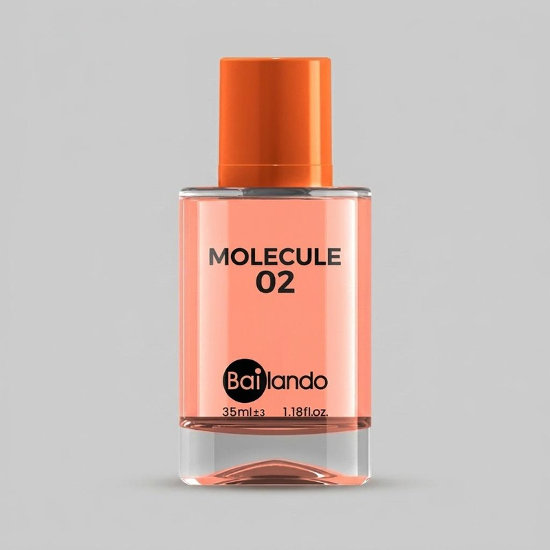 عطر جیبی بایلندو مدل مولکول 02 با رایحه خنک حجم 35 میلی‌لیتر