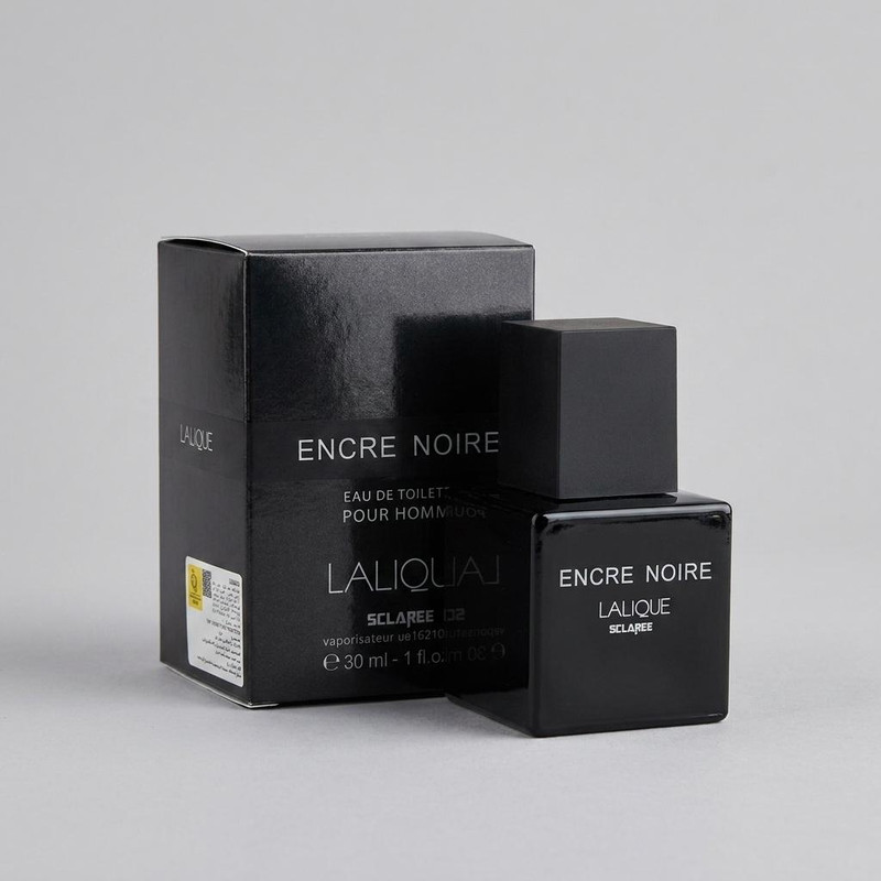 عطر جیبی مردانه اسکلاره مدل Lalique Encre Noir حجم 30 میلی لیتر
