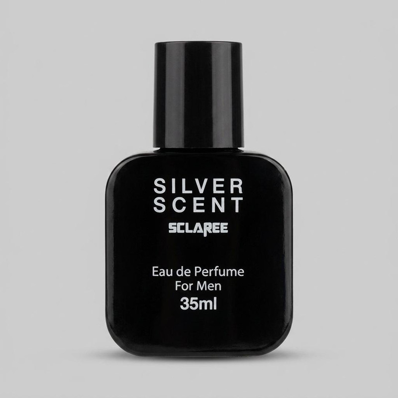 عطر جیبی مردانه اسکلاره مدل Silver scent حجم 35 میلی لیتر