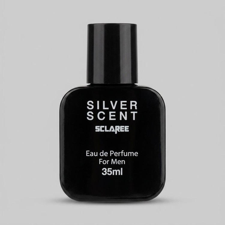 عطر جیبی مردانه اسکلاره مدل Silver scent حجم 35 میلی لیتر