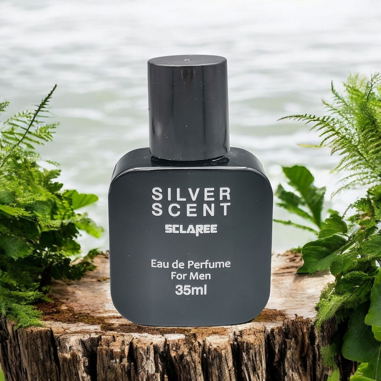 عطر جیبی مردانه اسکلاره مدل Silver scent حجم 35 میلی لیتر