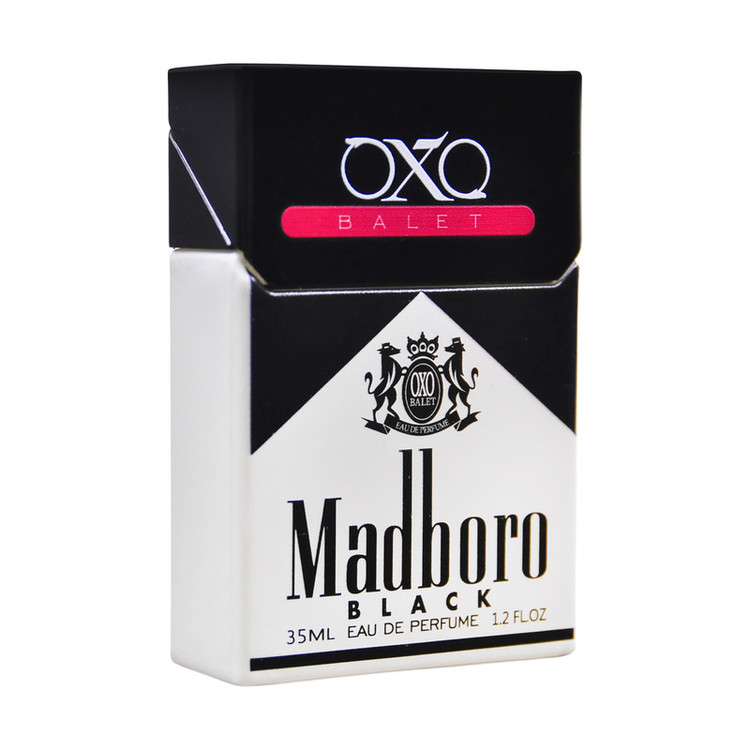 عطر جیبی مردانه اکس بالت مدل madboro black با رایحه خنک حجم 35 میلیلیتر