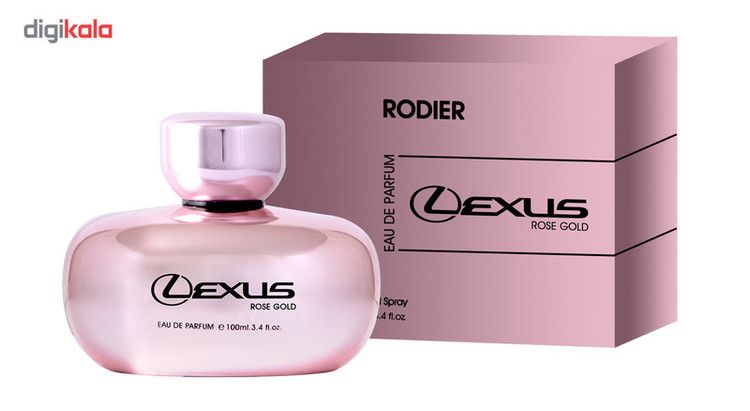 ادو پرفیوم زنانه رودیر مدل Lexus Rose Gold حجم 100 میلی لیتر