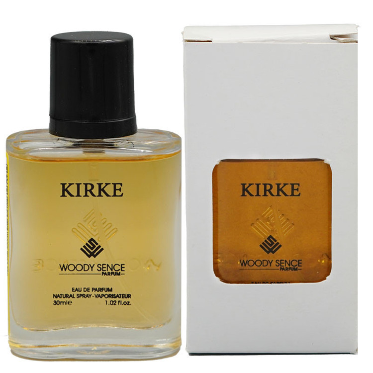 عطر جیبی وودی سنس مدل KIRKE با رایحه گرم حجم 30 میلیلیتر