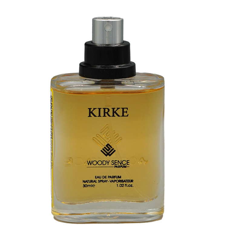 عطر جیبی وودی سنس مدل KIRKE با رایحه گرم حجم 30 میلیلیتر