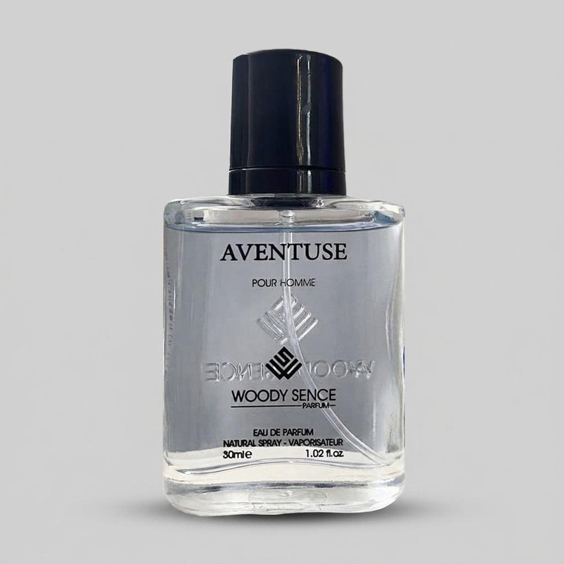 عطر جیبی وودی سنس مدل Aventuse حجم 30 میلی لیتر