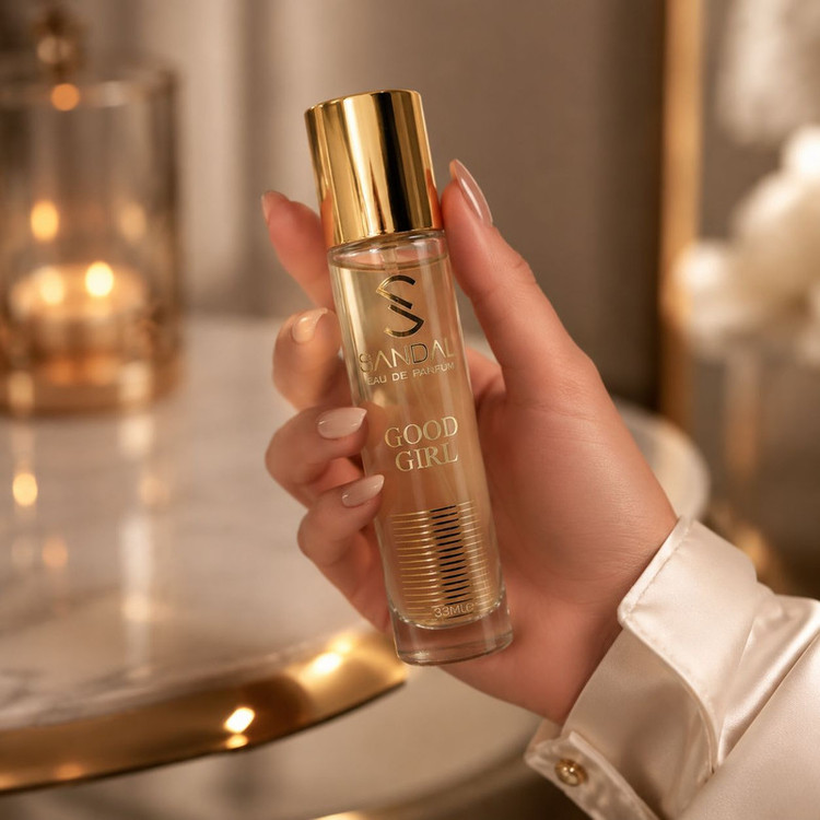 عطر جیبی زنانه صندل مدل گود گرل حجم 33 میلی لیتر