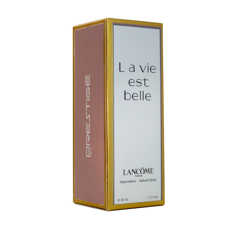 عطر جیبی زنانه نیو پرستیژ کالر مدل La Vie Est Belle حجم 35 میلی لیتر