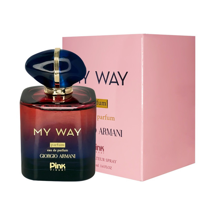 ادوپرفیوم زنانه پینک ویژوآل مدل My Way با رایحه معتدل حجم 100 میلیلیتر