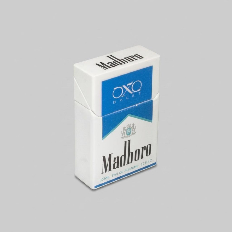 عطر جیبی مردانه اکس بالت مدل madboro blue با رایحه خنک حجم 35 میلی‌لیتر