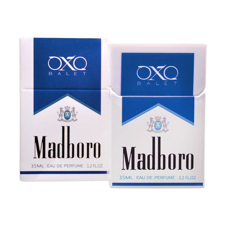 عطر جیبی مردانه اکس بالت مدل madboro blue با رایحه خنک حجم 35 میلیلیتر