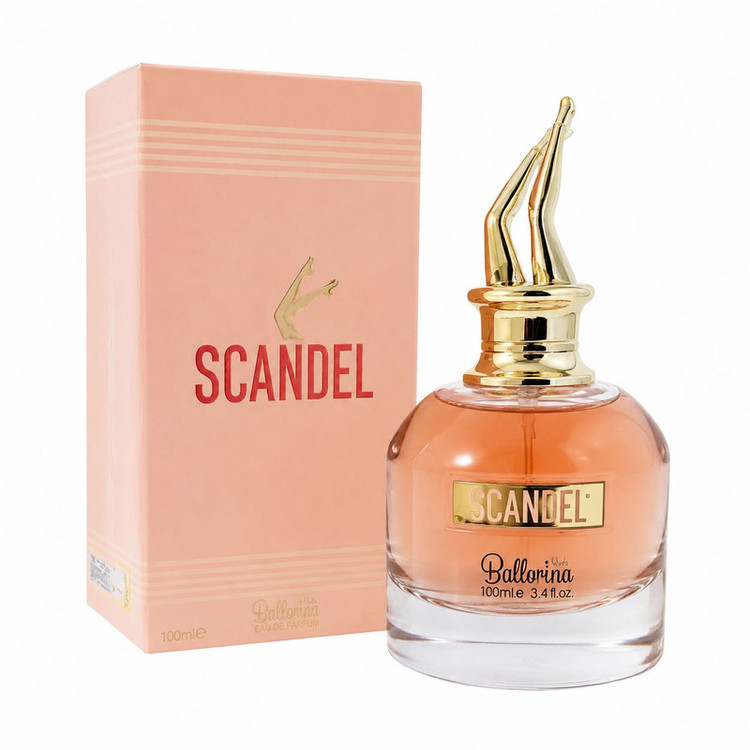 ادو پرفیوم زنانه بالرینا مدل Scandel با رایحه گرم و شیرین حجم 100 میلی لیتر