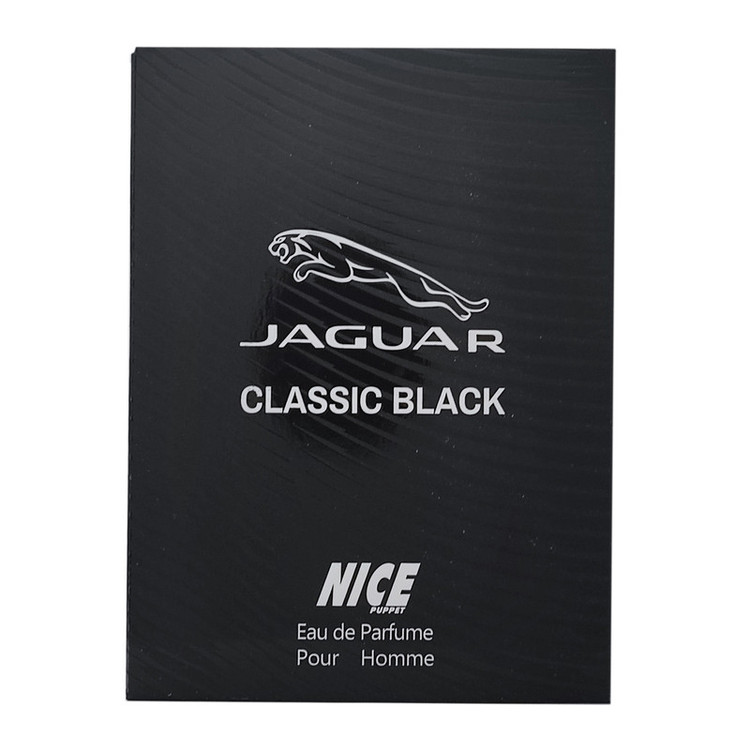 ادو پرفیوم مردانه نایس پاپت مدل Jaquar clasicc black حجم 85 میلی لیتر
