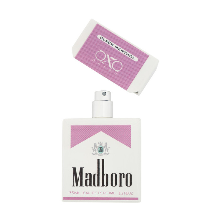 عطر جیبی زنانه اکس بالت مدل madboro pink با رایحه خنک حجم 35 میلیلیتر