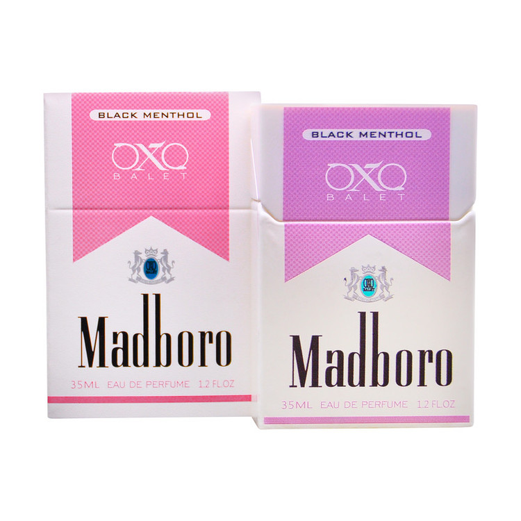 عطر جیبی زنانه اکس بالت مدل madboro pink با رایحه خنک حجم 35 میلیلیتر