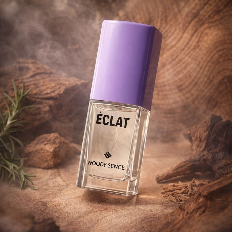 عطر جیبی زنانه وودی سنس مدل Eclat با رایحه شیرین و گلی حجم 15 میلیلیتر