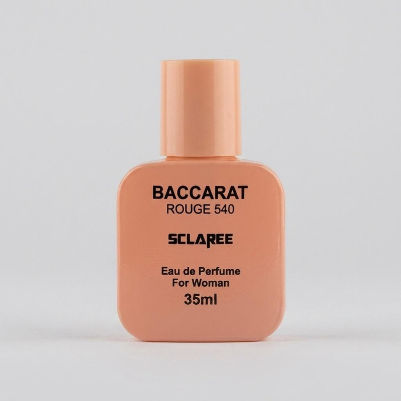 عطر جیبی زنانه اسکلاره مدل Baccarat با رایحه گرم، چوبی و تند حجم 35 میلی‌لیتر
