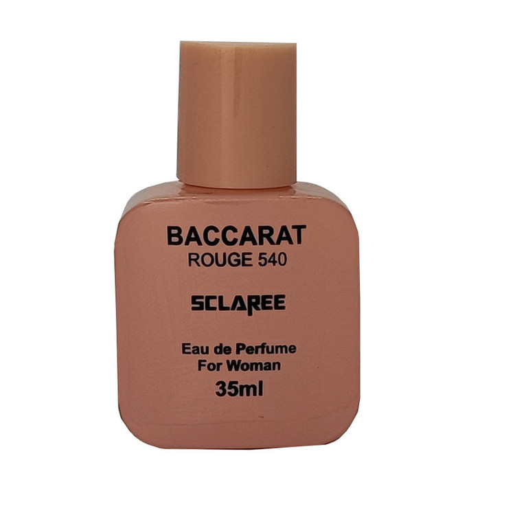 عطر جیبی زنانه اسکلاره مدل Baccarat با رایحه گرم، چوبی و تند حجم 35 میلیلیتر