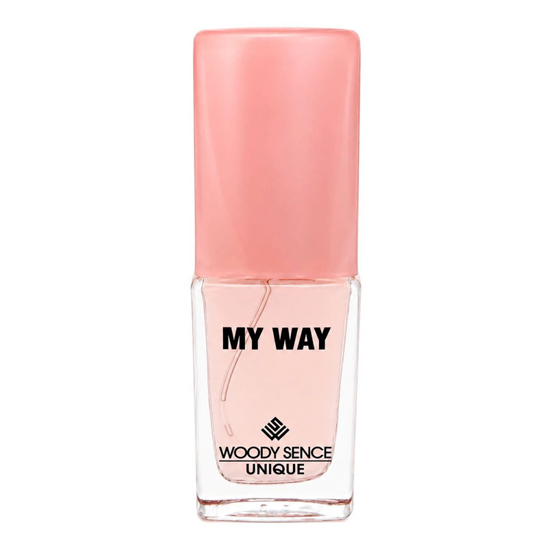 عطر جیبی زنانه وودی سنس مدل My Way با رایحه شیرین و گلی حجم 15 میلیلیتر