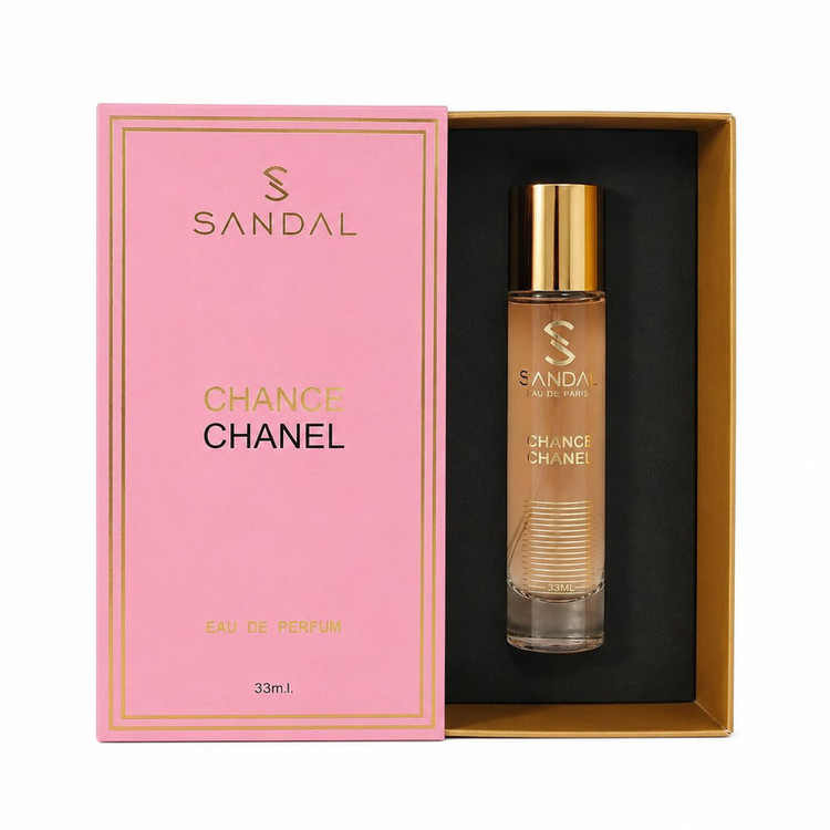 عطر جیبی زنانه صندل مدل چنس چنل حجم 33 میلی لیتر