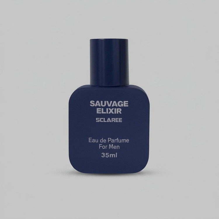 عطر جیبی مردانه اسکلاره مدل Sauvage Elixir با رایحه تلخ حجم 35 میلیلیتر
