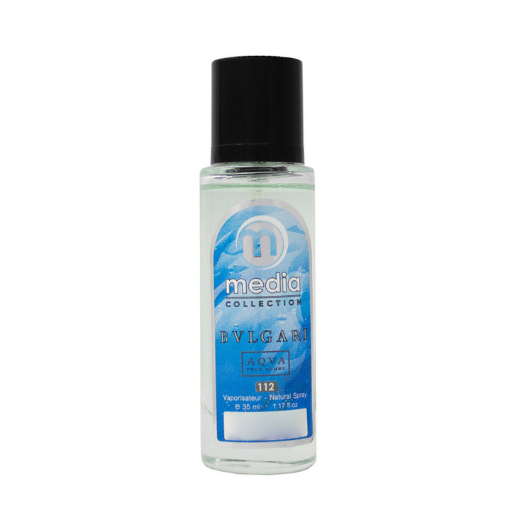 عطر جیبی مردانه مدیا مدل Bvlgari Aqva حجم 35 میلی لیتر