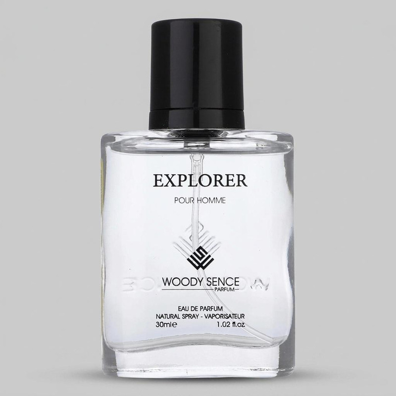 عطر جیبی مردانه وودی سنس مدل Explorer  حجم 30 میلی لیتر