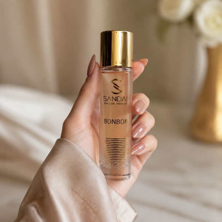 عطر جیبی زنانه صندل مدل بن بن حجم 33 میلی لیتر