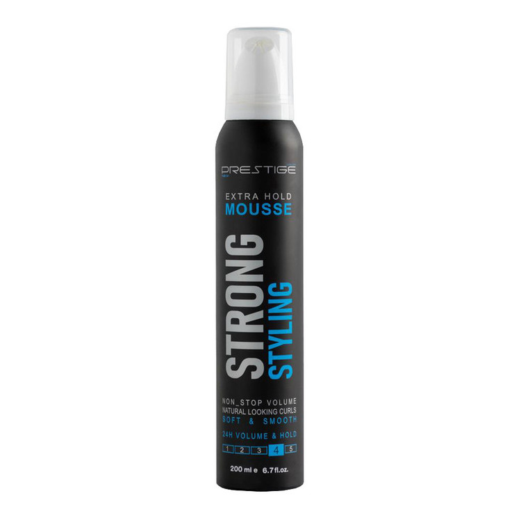 موس مو پرستیژ مدل Strong Styling مناسب برای انواع مو حجم 200 میلیلیتر