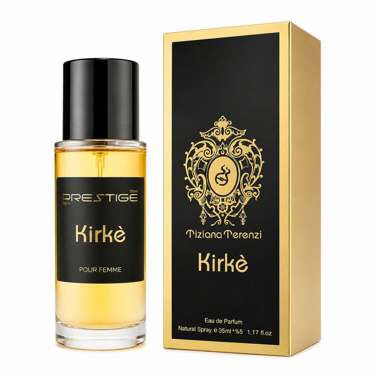 عطر جیبی نیو پرستیژ کالر مدل Kirke با رایحه شیرین و گلی حجم 35 میلیلیتر