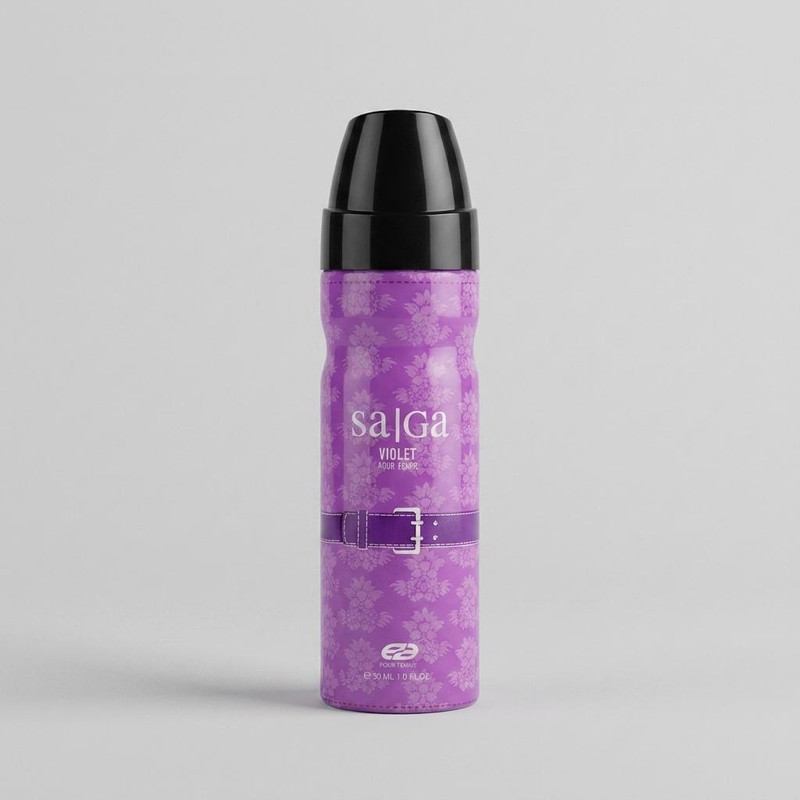 عطر جیبی زنانه عماد آرا مدل SAGA VIOLET حجم 30 میلی لیتر