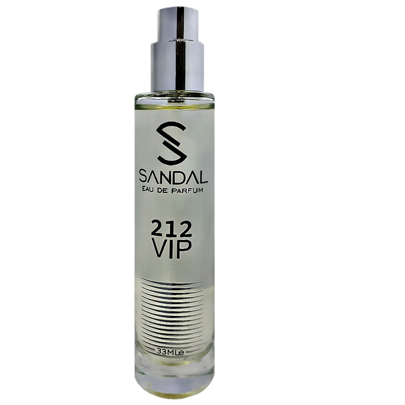 عطر جیبی مردانه صندل مدل 212VIP حجم 33 میلی لیتر
