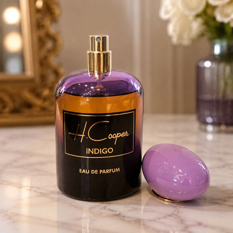 ادو پرفیوم زنانه اچ کوپر مدل Indigo با رایحه شیرین و خنک حجم 100 میلیلیتر