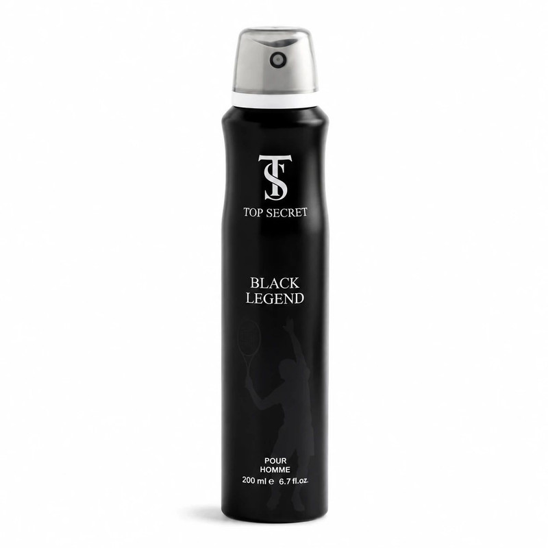 اسپری ضدتعریق مردانه تاپ سکرت مدل Black Legend حجم 200 میلیلیتر