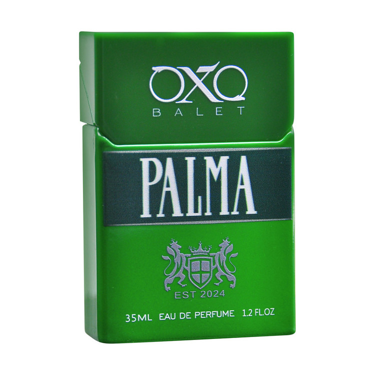 عطر جیبی مردانه اکس بالت مدل palma green با رایحه گرم حجم 35 میلیلیتر