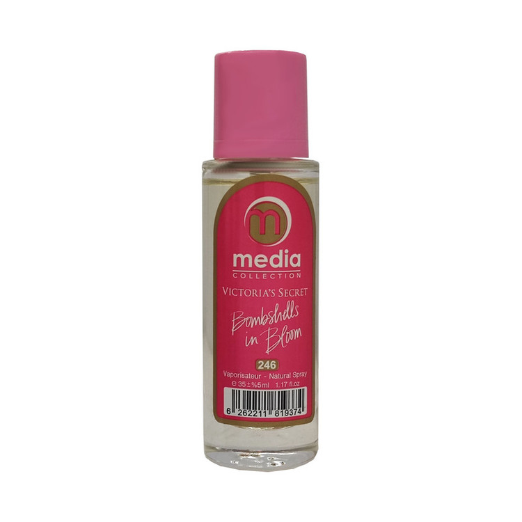 عطر جیبی زنانه مدیا مدل bomshell in bloom با رایحه شیرین حجم 35 میلیلیتر