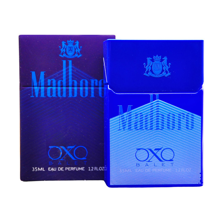 عطر جیبی مردانه اکس بالت مدل madboro ice blue با رایحه خنک حجم 35 میلیلیتر