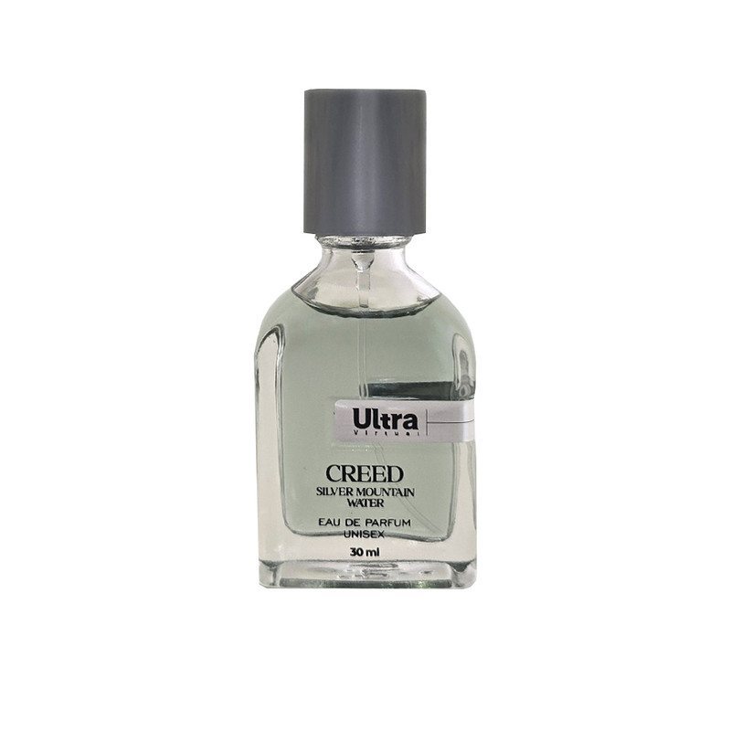 عطر جیبی اولترا ویرچوآل مدل Creed Silver Mountain water با رایحه خنک حجم 30 میلیلیتر