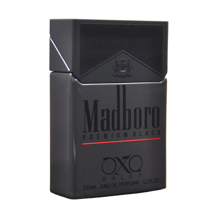 عطر جیبی اکس بالت مدل madboro premium black با رایحه گرم حجم 35 میلیلیتر