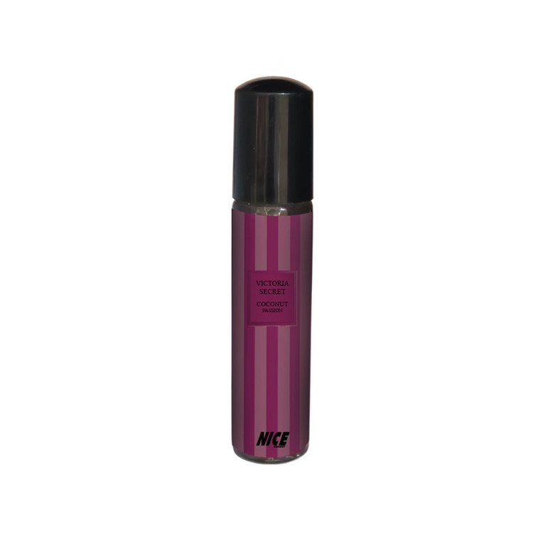 عطر جیبی زنانه نایس پاپت مدل victoria secret coconut passion با رایحه شیرین حجم 30 میلی لیتر