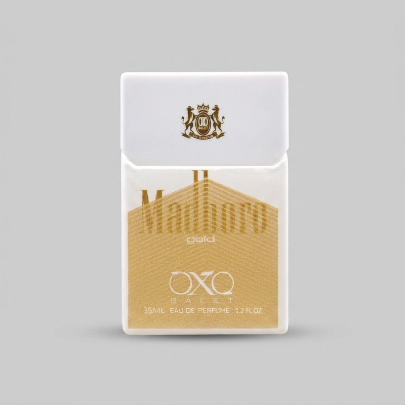عطر جیبی اکس بالت مدل madboro gold با رایحه گرم حجم 35 میلیلیتر