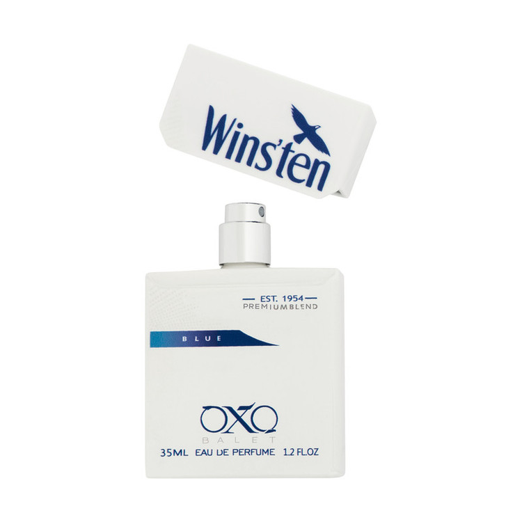 عطر جیبی مردانه اکس بالت مدل winsten blue 1954 با رایحه گرم حجم 35 میلیلیتر