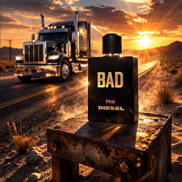 ادو پرفیوم مردانه پینک ویژوآل مدل Bad Diesel با رایحه تلخ حجم 100 میلی لیتر