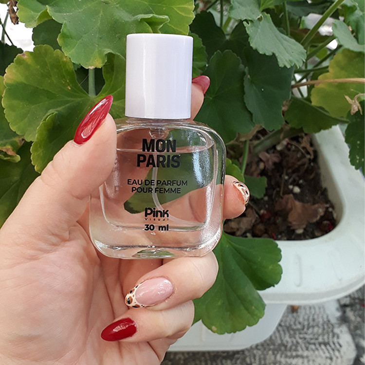 عطر جیبی زنانه پینک ویژوال مدل MON PARIS حجم 30 میلی لیتر