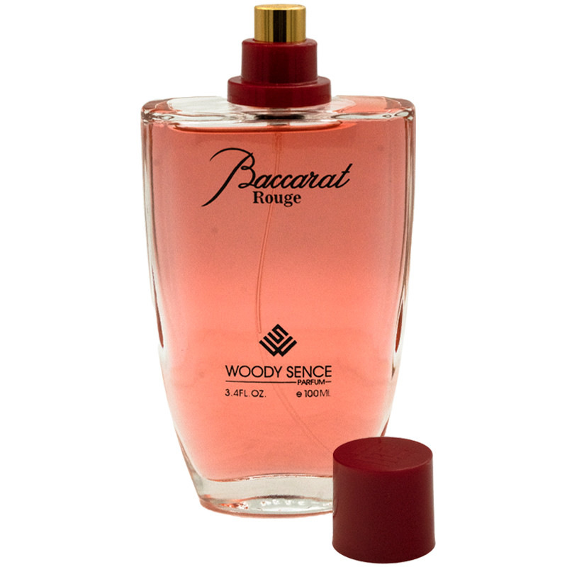 ادوپرفیوم وودی سنس برایت مدل باکارات رژ BACCARAT ROUGE با رایحه گرم حجم 100 میلی لیتر