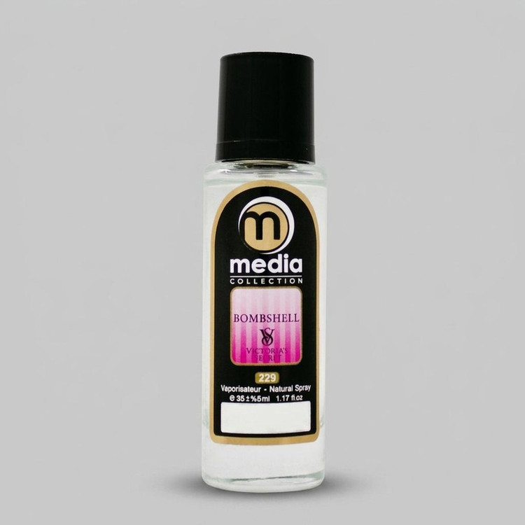 عطر جیبی زنانه مدیا مدل بامب شل حجم 35 میلی لیتر
