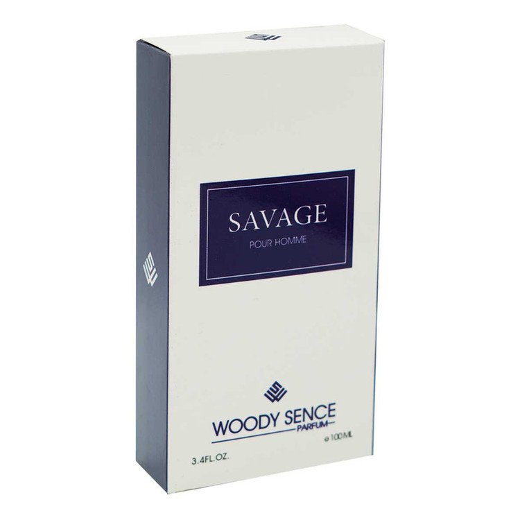 ادو پرفیوم مردانه وودی سنس مدل Savage حجم 100 میلی لیتر