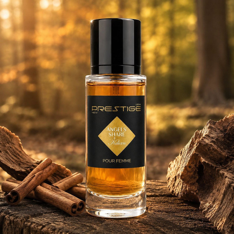 عطر جیبی نیو پرستیژ کالر مدل Angels Share با رایحه شیرین و طبیعت حجم 35 میلیلیتر